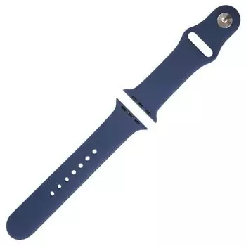 Ремешок Red Line для Apple Watch, 38-40 мм, (S3/S4/S5 SE/S6) силиконовый, силикон, синий (УТ000027227)