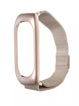 Ремешок Red Line для Xiaomi Mi Band 6, миланская петля, металл, золотистый (УТ000025197)
