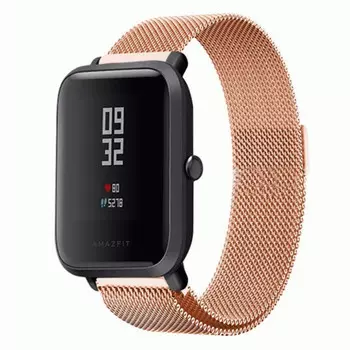 Ремешок Red Line для Xiaomi Xiaomi Amazfit BIP/GTS, 20 мм, металлический магнитный, золотистый (УТ000020345)