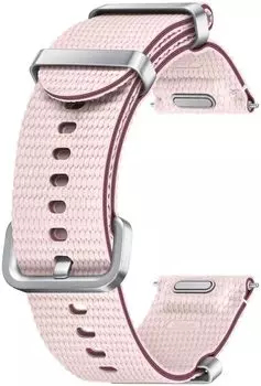 Ремешок Samsung Galaxy Watch для Samsung Galaxy Watch 4/4 Classic, S/M, нейлон, розовый (ET-SOL30SPEGRU)
