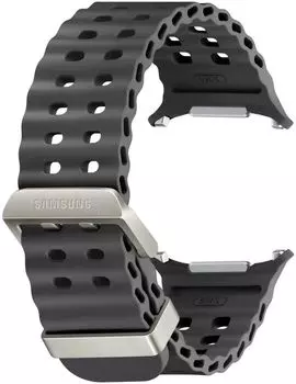 Ремешок Samsung Galaxy Watch для Samsung Galaxy Watch Ultra, S/M/L, каучук, темно-серый (ET-SNL70MBEGRU)