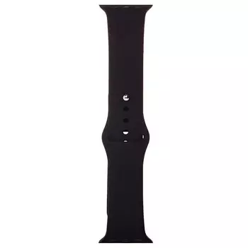 Ремешок Sport Band для Apple Watch, S, силикон, черный (107166)