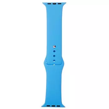 Ремешок Sport Band для Apple Watch, S, силикон, светло-синий (107176)