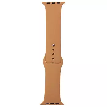 Ремешок Sport Band для Apple Watch, S, силикон, бежевый (107165)