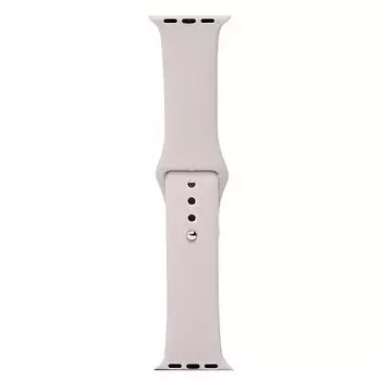 Ремешок Sport Band для Apple Watch, S, силикон, светло-серый (107177)