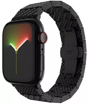 Ремешок SwitchEasy Carbon fiber band для Apple Watch, 38-41 мм, карбон, черный (MAW801035BK22)