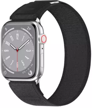 Ремешок SwitchEasy Flex Woven Nylon Watch Loop для Apple Watch, 38-41 мм, нейлон, черный (SAW341161BK23)