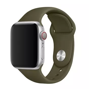 Ремешок TFN для Apple Watch, 42-44 мм, силикон, хаки (TFN-WA-AWSB44C45)
