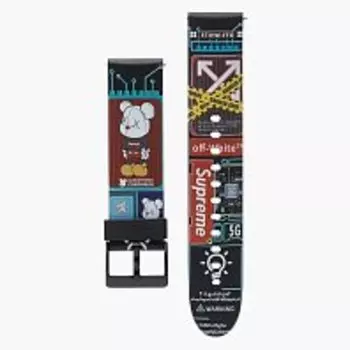 Ремешок универсальный, 20 мм, черный (131503)