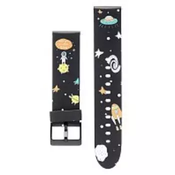 Ремешок универсальный, 22 мм, черный (131522)