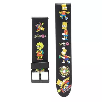 Ремешок универсальный, 22 мм, черный (131528)