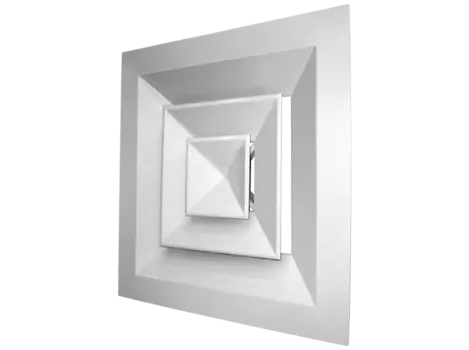 Решетка Shuft 4 CA 450*450, потолочная, белый (4 CA 450*450)