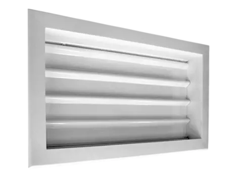 Решетка Shuft GA 700*400, инерционная, белый (GA 700*400)