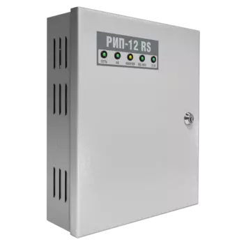 РИП Болид РИП-12 исп.50 (РИП-12-3/17М1-Р-RS) 12 В, 3А, металлический корпус под 1 АКБ 17 А·ч, серый (234-323-506)