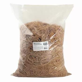 Резинки для денег Brauberg 60мм, 10кг, бежевый (440100)