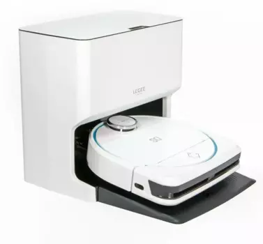 Робот-пылесос HOBOT Legee D8+ станция самоочистки Lulu, белый/бирюзовый (legee-d8 & lulu)