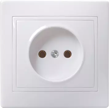 Розетка IEK КВАРТА РС10-2-КБ, скрытый монтаж, однопостовая, 16A, в сборе, IP20, белый (ERK13-K01-10-DM)
