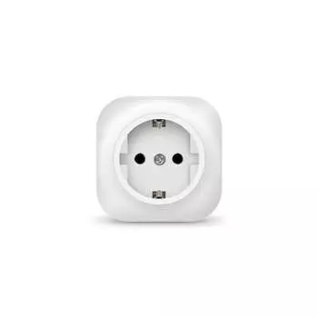 Розетка IONICH, открытый монтаж, однопостовая, с з/к, 16A, в сборе, IP20, белый (1416)