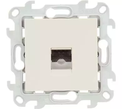 Розетка RJ-11 скрытый монтаж, IP20, слоновая кость, Simon (2410480-031)