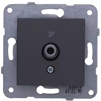 Розетка SAT PANASONIC Karre Plus & Arkedia Slim, дымчатый , механизм без рамки (WKTT04512DG-RU)