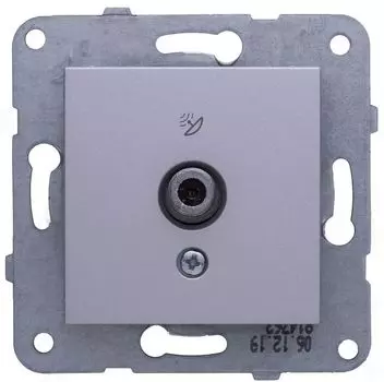 Розетка SAT PANASONIC Karre Plus & Arkedia Slim, серебро, механизм без рамки (WKTT04512SL-RU)