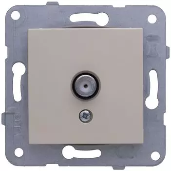 Розетка SAT PANASONIC Karre Plus, бежевый, механизм без рамки (WKTT04512BG-RU)