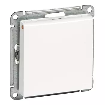 Розетка Schneider Electric W59, скрытый монтаж, однопостовая/модулей: 1, с з/к, с крышкой, 16A, в сборе, IP44, белый (RS16-152B-18)