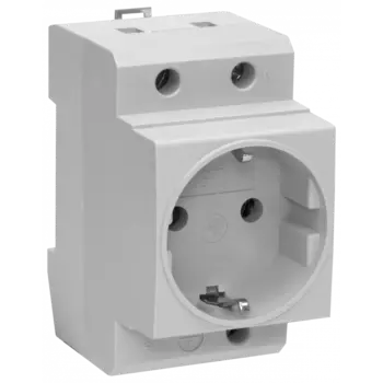 Розетка SNR SNR-SMART-DIN-B, 10A, в сборе, белый