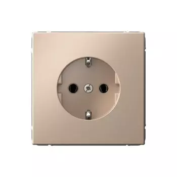 Розетка Systeme Electric ARTGALLERY GAL001243S, скрытый монтаж, однопостовая, с з/к, 16А, механизм с накладкой без рамки, IP20, песочный, 1 шт. (GAL001243S)