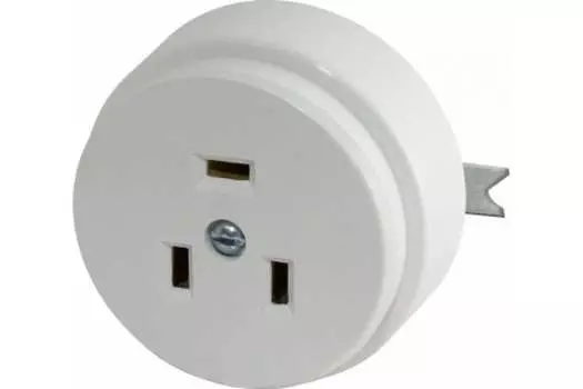 Розетка TDM, открытый монтаж, однопостовая, с з/к, 32A, в сборе, IP20, белый (SQ1812-0005)