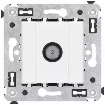 Розетка TV DKC Avanti, белый, оконечная, без рамки (4400523)