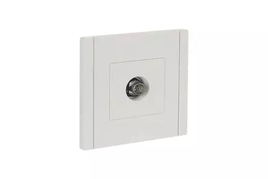 Розетка TV IEK FORTE&PIANO FP228, белый, в сборе (FP-A10-O-K01)