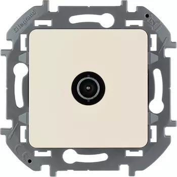 Розетка TV Legrand Inspiria, слоновая кость, проходная, без рамки (673861)