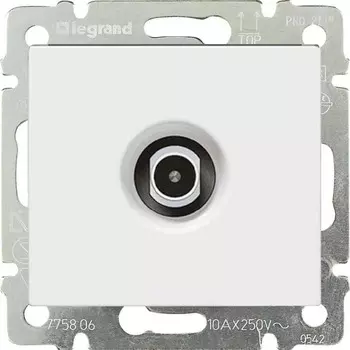 Розетка TV Legrand Valena, белый (694284)