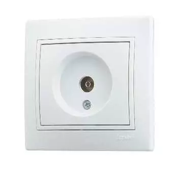 Розетка TV LEZARD MIRA, белый (701-0202-129)