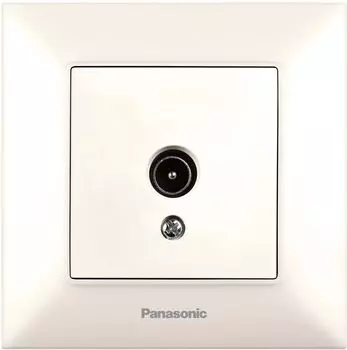 Розетка TV PANASONIC Arkedia Slim, бежевый, в сборе (WNTC04542BG-RU)