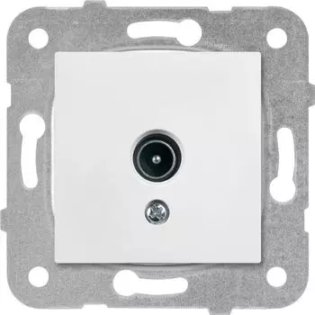 Розетка TV PANASONIC Karre Plus & Arkedia Slim, белый, механизм без рамки (WKTT04542WH-RU)