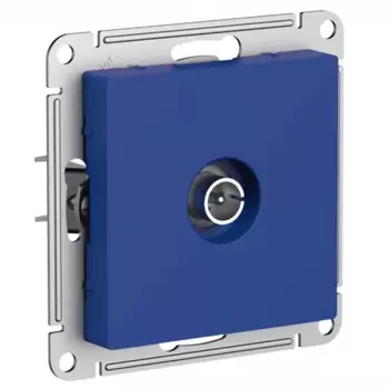 Розетка TV Schneider Electric AtlasDesign, аквамарин, механизм без рамки (ATN001193)