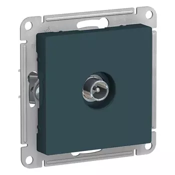 Розетка TV Schneider Electric AtlasDesign, изумруд, механизм без рамки (ATN000892)