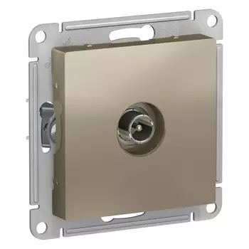 Розетка TV Schneider Electric AtlasDesign, шампань, механизм без рамки (ATN000591)