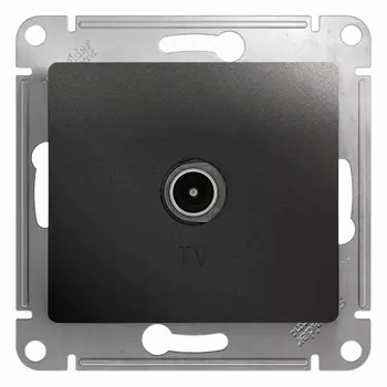 Розетка TV Schneider Electric Glossa, антрацит, механизм без рамки (GSL000791)