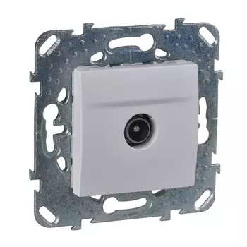 Розетка TV Schneider Electric Unica, белый, проходная, без рамки (MGU5.464.18ZD)