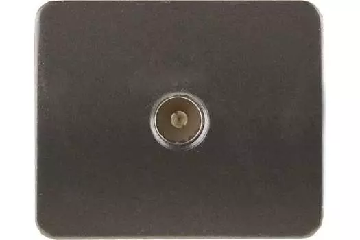 Розетка TV СВЕТОЗАР ГАММА, серый (SV-54115-DM)