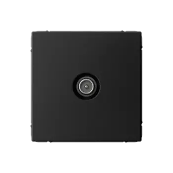 Розетка TV Systeme Electric ArtGallery, карбон, проходная (GAL001092)