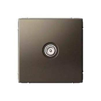 Розетка TV Systeme Electric ArtGallery, мокко, проходная (GAL000692)