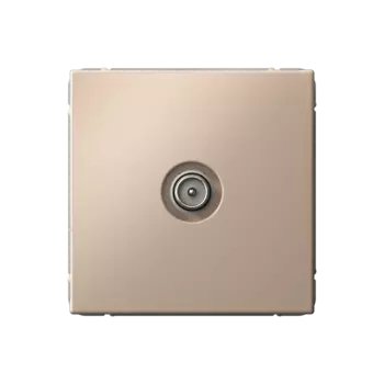 Розетка TV Systeme Electric ArtGallery, песочный, проходная (GAL001292)