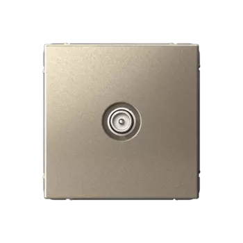 Розетка TV Systeme Electric ArtGallery, шампань, оконечная (GAL000591)