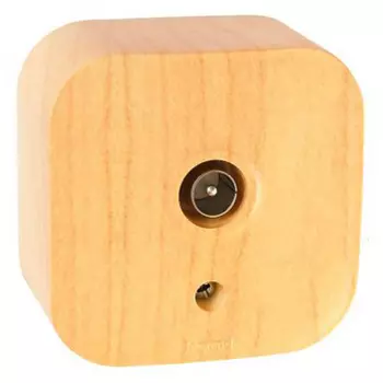 Розетка TV внешняя Legrand Quteo, сосна, в сборе (782269)