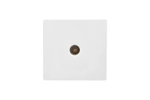 Розетка TV внешняя LEZARD LETO, белый, в сборе (752-0200-130)