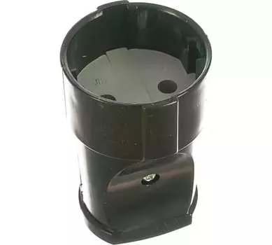 Розетка UNIVersal А0115, переносная, однопостовая, 10А, в сборе, IP20, черный (А0115)